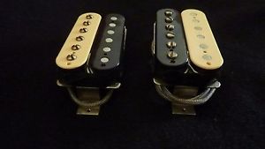 "Tim Shaw" Gibson Paf's pickups  matched set  1981  zebra bobbins