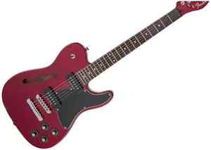 FENDER Jim Adkins JA-90 Telecaster Thinline Crimson red Transparent from JAPAN