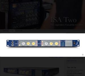 Focusrite ISA Two Dual Channel Rack Mount Mic-Pre w/ Retail Box