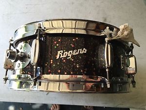 Vintage 1963 Rogers Swivomatic Holiday 5 X 14" Snare Drum In MARDI GRAS!