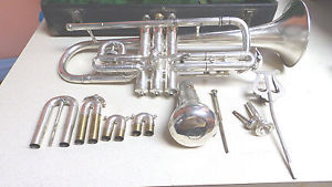 Conn Cornet, New Wonder, 1916, Dual Transposing slides. Incredible Condition!