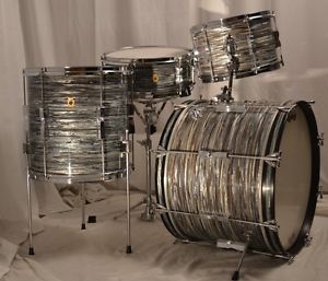 Ludwig 20/12/14/5.5" 60s oyster blue drum set
