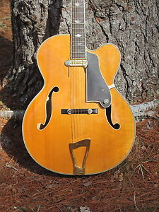 Washburn J-10 w/ DeArmond 1100 archtop J 10 guitar