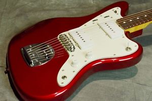 FENDER JAPAN JM66 OCR  Used Electric Guitar Red Free shipping EMS