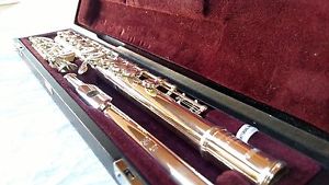 Yamaha 461HSterling Silver head body and foot*Open hole*Offset GLow B*Gizmo key