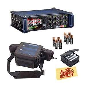 Zoom F8 MultiTrack Field Recorder Bundle with BCF-8 Battery Case, PCF-8