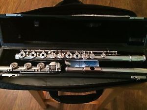 Brannen Cooper Brogger Mekanik flute and JR Lafin headjoint, autographed case