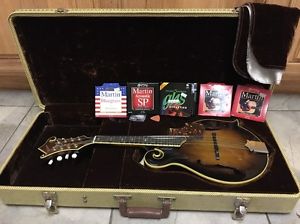 Rare Vintage Washburn M8SWSB Acoustic Mandolin w/ Hardshell Case Serial #8812074