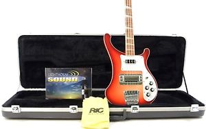 2012 Rickenbacker Model 4003 Stereo Bass Guitar - Fireglo w/ OHSC
