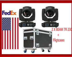 2XBeam 7R 230W sharpy moving head Osram 7R Beam 230 cabezas moviles DJmovil