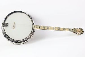 1930's Bacon & Day Silver Bell Sultana 1 Tenor Banjo