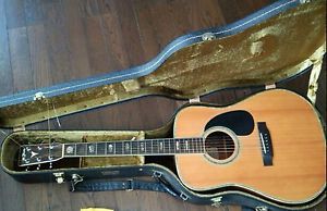 1978 K-Yairi YW-600 Acoustic Guitar With Case FROM JAPAN