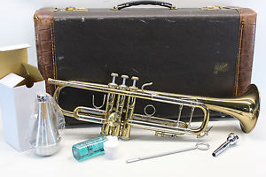 Bach Stradivarius 37 ML Bb Trumpet Professional W Hard Case & more L@@K #12/8