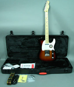 2015 Fender American Standard Telecaster Electric Guitar 3-Color Sunburst OHSC