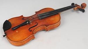 Violin label Nicolai Amatide Cremona 1695 Vintage  German w/ G. Bachert bow Case