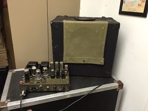 1951 RCA Military Projector 6L6 class A tube Guitar amplifier w/ 1x10 speaker