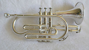 Silver Getzen Eterna Cornet; Elkhorn, WI.