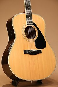 YAMAHA LL-35E 1990 Natural w/hard case Free shipping Guitar from Japan #R577