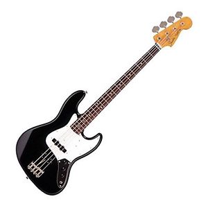 Fender Japan Jazz Bass JB62 Black Electric Bass Guitar F/S
