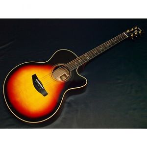 YAMAHA CPX1200II Brown w/hard case Free shipping Guiter Bass From JAPAN #J130