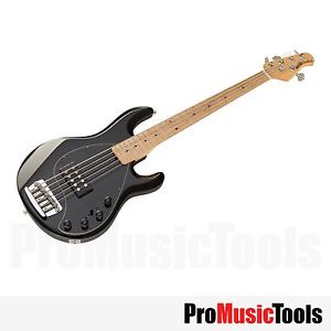 Music Man USA Stingray 5 BK - Black MN - 1-pc body * exc. cond.* bass ernie ball