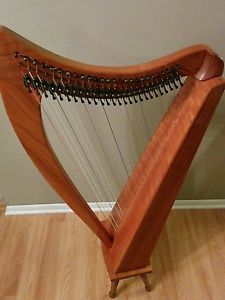 Dusty Strings FH26 26 string harp full levers with case