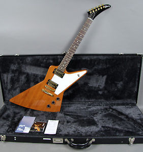 2006 Gibson Explorer Natural Finish Solidbody Electric Guitar USA w/OHSC