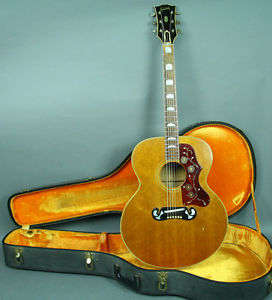 1966 Gibson J-200 Natural Original Vintage Acoustic Flattop Guitar w/OHSC