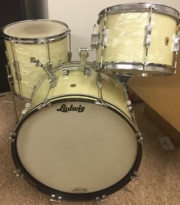 Vintage Ludwig 1960's - Amazing 3-D WMP!20/14/12 Club Date Drum Set -Super NICE!