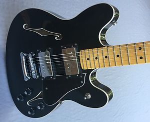 Fender Starcaster Semi-Hollowbody Electric Guitar In Black