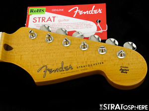 USA Fender ERIC JOHNSON Stratocaster Strat NECK + TUNERS 12" Radius Maple Nitro