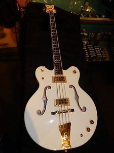 Gretsch G6136LSB White Falcon Bass Guitar