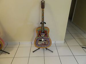 One of a kind artist design " Tribute to Allman Brothers Guitar"