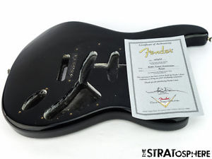 USA Fender Custom Shop Robin Trower Signature Stratocaster BODY Guitar Black