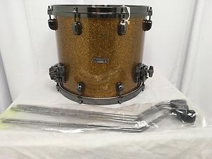 Tama Starclassic Bubinga 14" Diameter X 12 Deep Floor Tom/Gold Sparkle/New