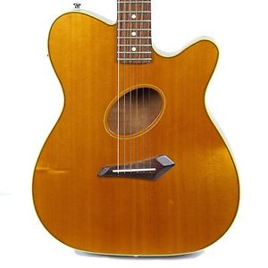 1990'S FENDER TELECOUSTIC ACOUSTIC ELECTRIC GUITAR NATURAL FINISH MADE IN JAPAN