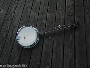 VINTAGE BACON BELMONT 5 STRING BANJO W GIBSON CASE USA SALE ONLY