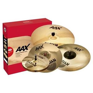 Sabian AAX Bonus Cymbal Pack 14" Stage Hats 16" & 18" Crashes 20" Stage Ride