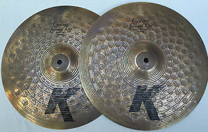 ZILDJIAN 14" K CUSTOM SPECIAL DRY HI HAT CYMBALS NEW UNUSED TRADITIONAL FINISH