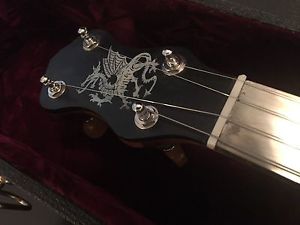 Ramsey Custom Partial Fretless Open Back Banjo With TKL Hard Case