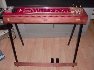 new texas longhorn 6 string two pedals one knee pedal steel guitar by overfelt