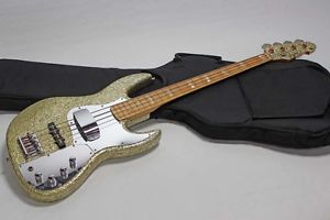 ** Edwards/ESP Jazz Bass - Gold Sparkle **