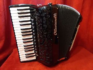 NEW Ottavianelli Piano Accordion Junior IV Black LMMM 96 Made in Italy