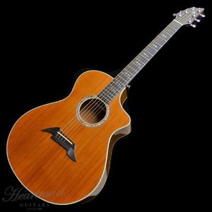 Breedlove Focus SE Walnut Brown w/hard case F/S Guiter Bass From JAPAN #Z1057