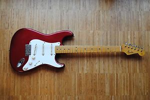 1982 Fender JV 57-85 Stratocaster Red Bobbins USA Fullerton PUs MIJ Nitro 3,2 kg