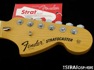 USA Fender Custom Shop Robin Trower Strat NECK + LOCKING TUNERS Custom "C" Maple