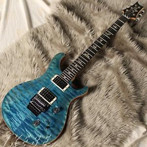 P.R.S. "Floyd" Custom24 10top Quilt AQ w/hard case F/S Guiter From JAPAN #Z178
