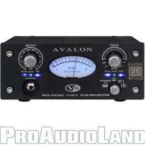 AVALON Design V5 Class-A DI RE-Mic  Preamp, Black