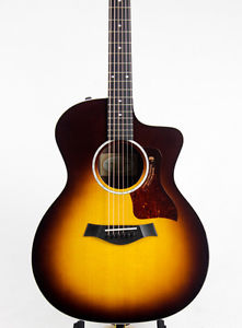 2016 Taylor 214ce Sunburst DLX acoustic electric guitar - 10017359 2105036607