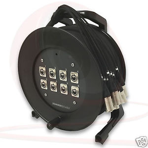 maschio a femmina XLR Fase Serpente su mulinello. Schill Tamburo,Sommer Cavo,